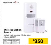 Security Mate Wireless Motion Sensor