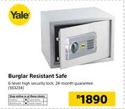 Yale Burglar Resistant Safe