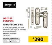 Dortello Mortice Lock Set