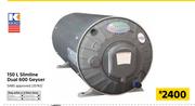 KWIKOT 150Ltr Slimline Dual 600 Geyser
