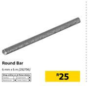 Round Bar 6mm x 6m