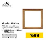 Swartland Wooden Window 1187mm x 1128mm WB22