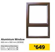 Aluminium Window 600mm x 900mm
