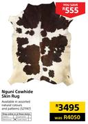 Nguni Cowhide Skin Rug-Each