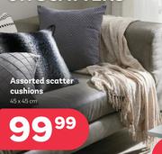 Assorted Scatter Cushions 45 x 45