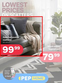 PEP Home : Lowest Prices On Scatters (26 April - 30 May 2024), page 1