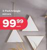 3 Pack Triangle Mirrors-Each