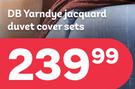 DB Yarndye Jacquard Duvet Cover Sets