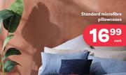 Standard Microfibre Pillowcases-Each