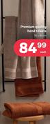 Premium Quality Hand Towel 50 x 90cm-Each