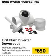 Rain Water Harvesting First Flush Diverter Downspout
