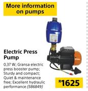 Electric Press Pump