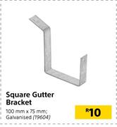 Square Gutter Bracket (Galvanised) 100mm x 75mm