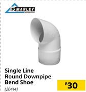 Marley Single Line Round Downpipe Bend Shoe  