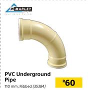 Marley PVC Underground Pipe 110mm Ribbed