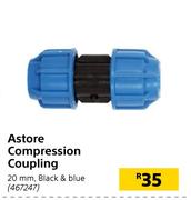 Astore Compression Coupling 20mm (Black & Blue)