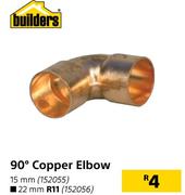 Builders 90° Copper Elbow 22mm