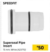 Speedfit Superseal Pipe Insert 15mm White