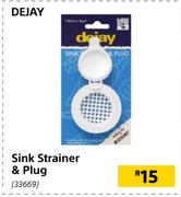 Dejay Sink Strainer & Plug