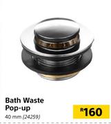 Bath Waste Pop Up 40mm