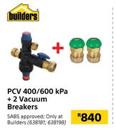 Builders PCV 400/600 kPa + 2 Vacuum Breakers
