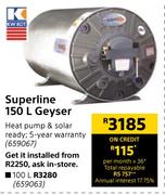 KW Kot Superline 150Ltr Geyser