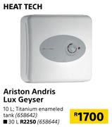 Heat Tech 30Ltr Ariston Andris Lux Geyser With Titanium Enameled Tank