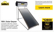 Builders 150Ltr Solar Geyser