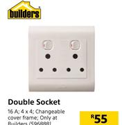 Builders Double Socket 16A (4x4)