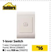 Builders 1-Lever Switch