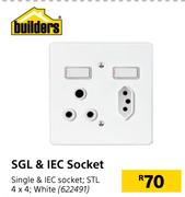 Builders SGL & IEC Socket 