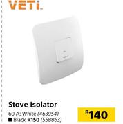 Veti Stove Isolator (Black)