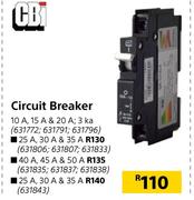 CBi Circuit Breaker 25A,30A & 35A