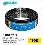 Aberdare House Wire 2.5m 30m Roll