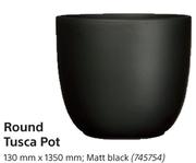 Round Tusca Pot 130 mm x 1350 mm
