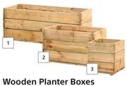 Wooden Planter Boxes 900 mm x 400 mm x 390 mm
