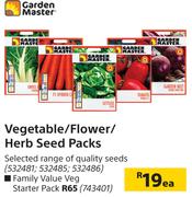 Garden Master Family Value Veg Starter Pack