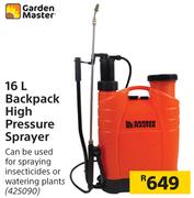 Garden Master 16 L Backpack High Pressure Sprayer