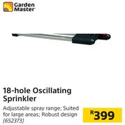 Garden Master 18-Hole Oscillating Sprinkler