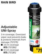 Rain Bird Adjustable UNI-Spray (4.5 m Coverage)- Each