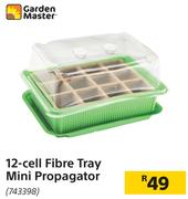 Garden Master 12-Cell Fibre Tray Mini Propagator
