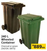 240 L Wheeled Container- Each