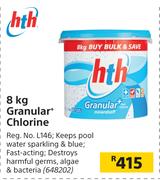 HTH 8Kg Granular+ Chlorine