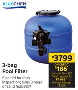Blue Chem 3 Bag Pool Filter