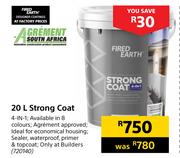 Fired Earth 20L Strong Coat
