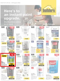 Builders : Paint Upgrade (26 July - 29 August 2022), page 1