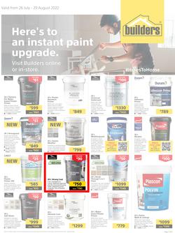 Builders : Paint Upgrade (26 July - 29 August 2022), page 1