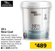 Fired Earth 20L New Coat