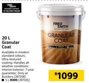Fired Earth 20L Granular Coat
