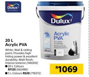 Dulux 5L Acrylic PVA Colours